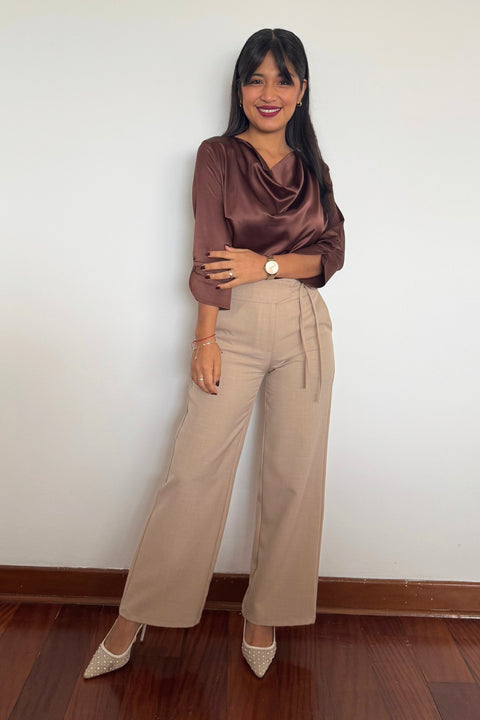 BLUSA COWL